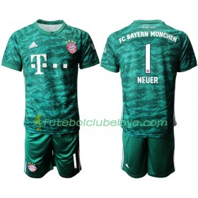 Camisola FC Bayern München NEUER 1 Guarda Redes Criança Equipamento Principal 2019-2020 Manga Curta